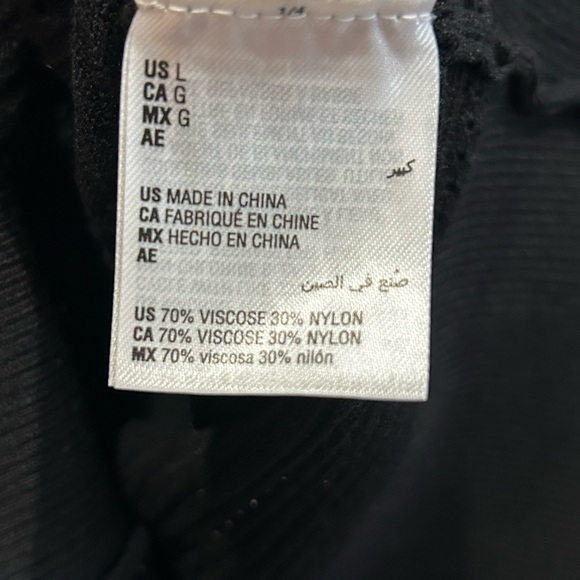 I.N.C. International Concepts Womens Ribbed Knit Crewneck Sweater Black Size L - Picture 7 of 7